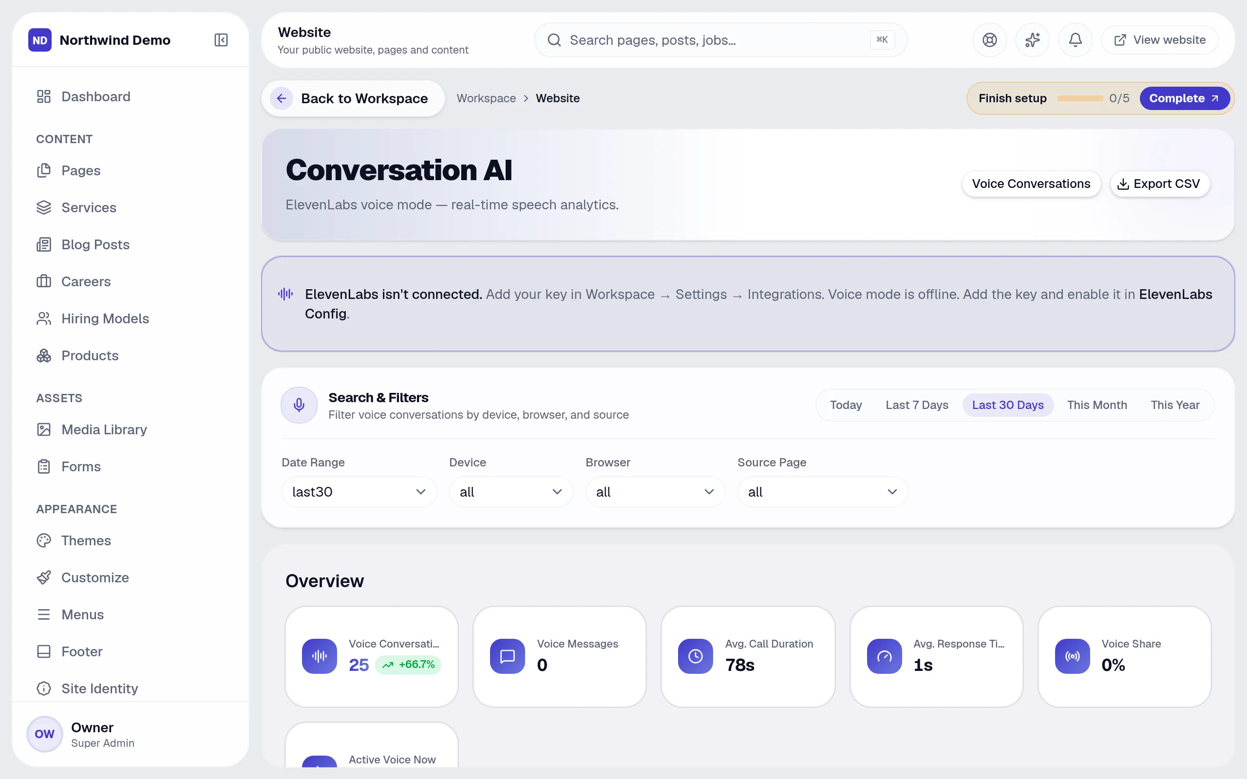 Website — Conversation AI: the real screen