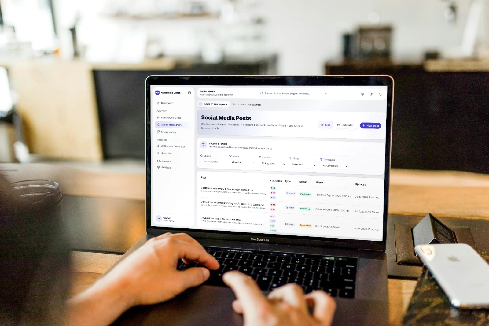 How to Plan and Schedule a Month of Social Media Posts with AI — preview